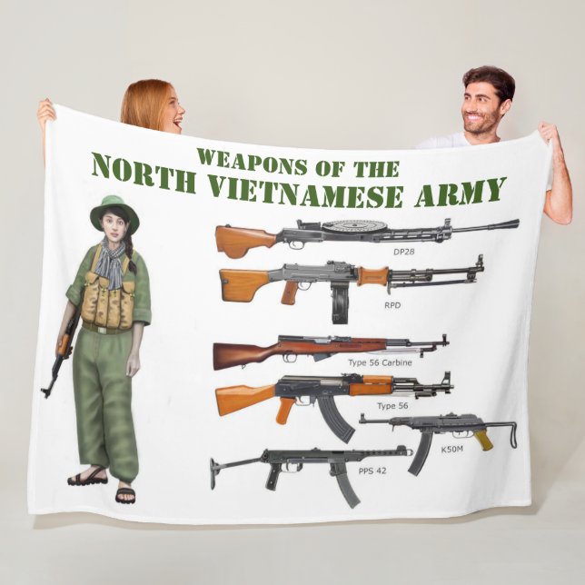 NVA WEAPONS FLEECE BLANKET (In Situ)