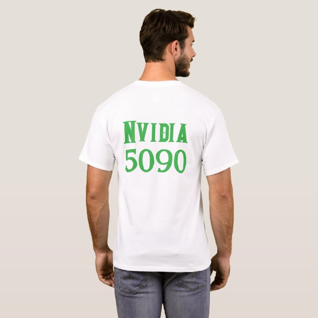 Nvidia 5090 design T-Shirt (Back Full)