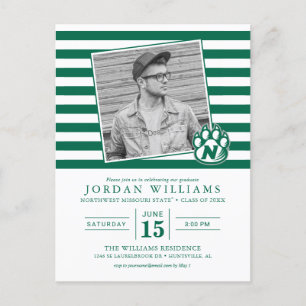 NW Missouri State Graduate Announcement Postcard