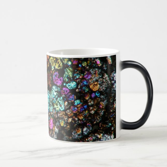 NWA Meteorite Thin Section Coffee Cup 02 (Right)