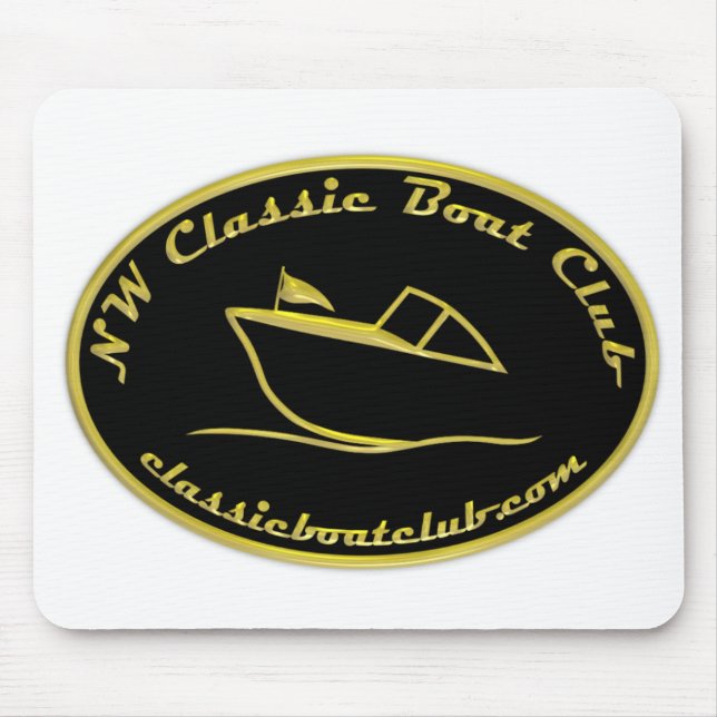 NWCBC Black & Gold Mousepad (Front)