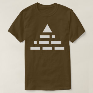NWO (morse code) pyramid 2nd white T-Shirt