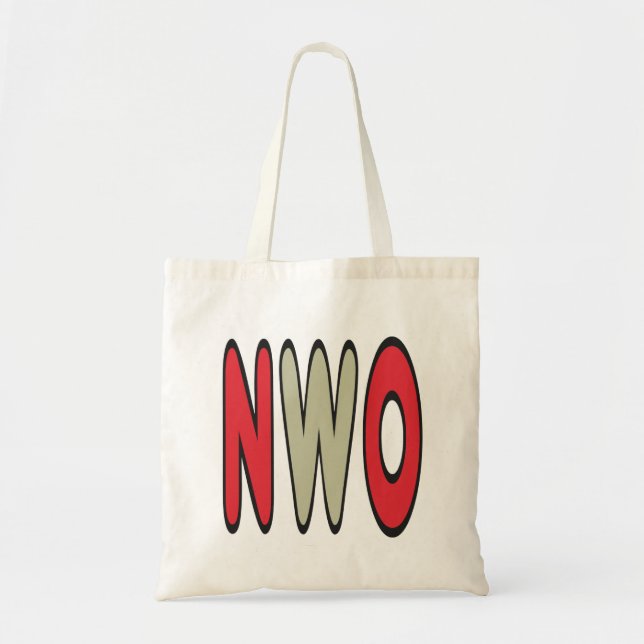 NWO New World Order Tote Bag (Front)