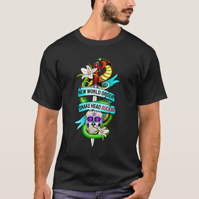 NWO Suckas (dark) T-Shirt (Front)