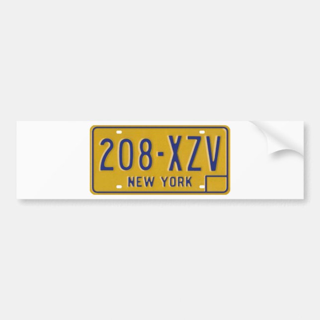 NY74 BUMPER STICKER (Front)