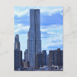 NY By Gehry / 8 Spruce St from the East River A1 Postcard