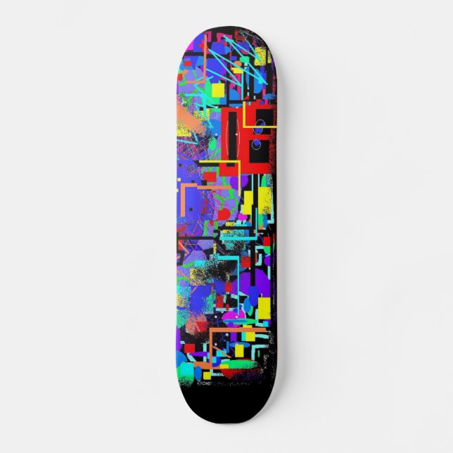 NY city graffiti deck Skateboard (Front)