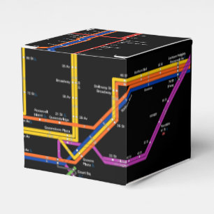 NY-City subway map Favour Box