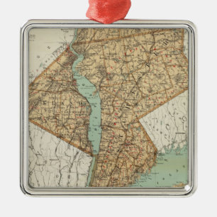 NY, Kings, Queens, Richmond, Rockland Metal Tree Decoration