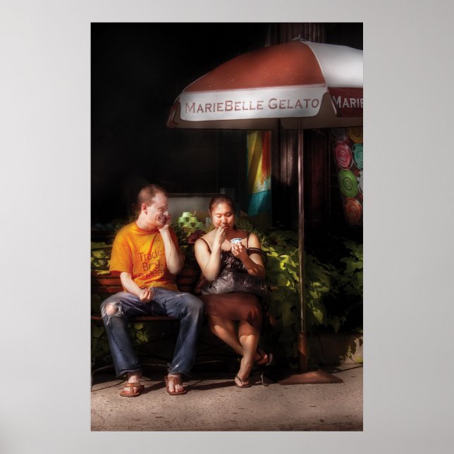 NY - MarieBelle Gelato Poster (Front)
