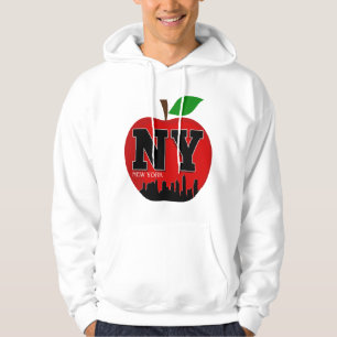 NY NEW YORK THE BIG APPLE HOODIE