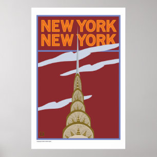 NY, NY-Print Poster