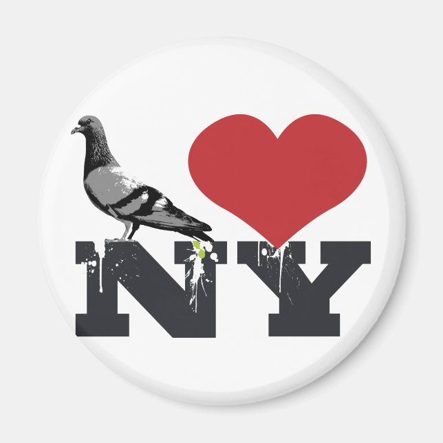 NY Pigeon Magnet (Front)