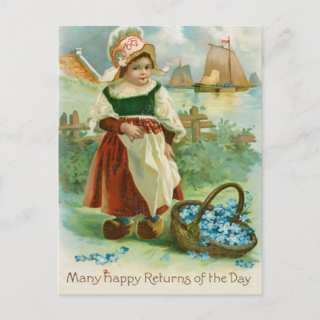 NY Public Library Vintage Birthday Card # 3 (Front)