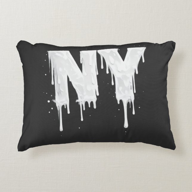 NY Street Vibes Decorative Cushion (Front)