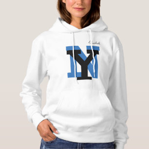 NY/Women's Basic Hooded Sweatshirt/Personalised Hoodie