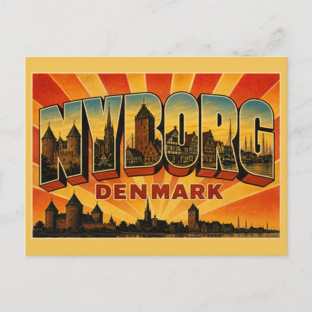 Nyborg Denmark Castle Postcard (Front)
