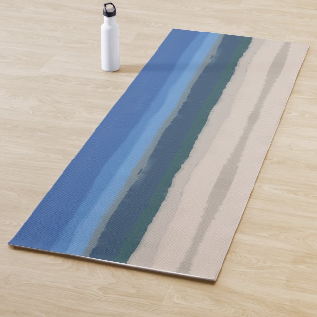 Nyborg Strand - watercolor play Yoga Mat (In Situ)