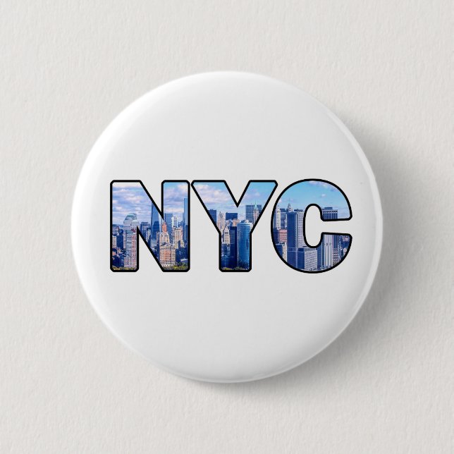 NYC 6 CM ROUND BADGE (Front)