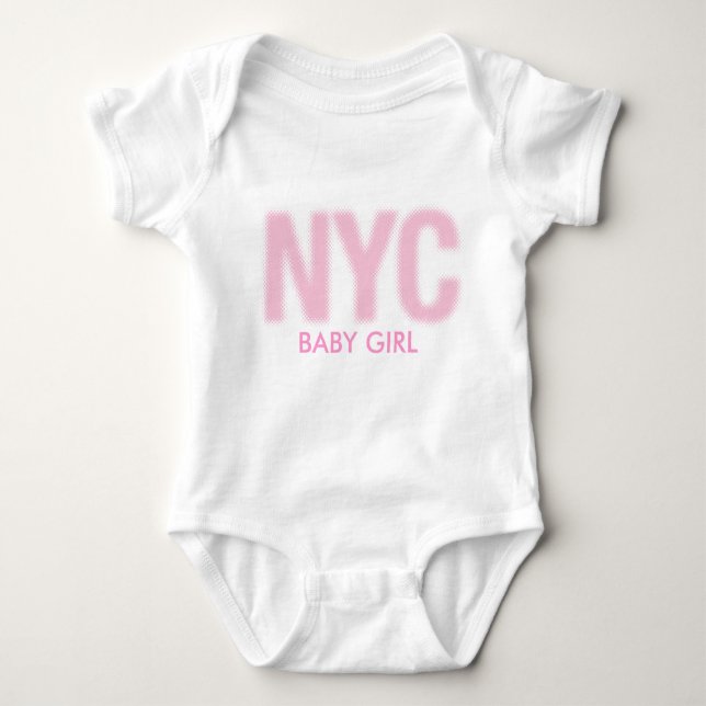 NYC BABY GIRL Onsee Bodysuit (Front)