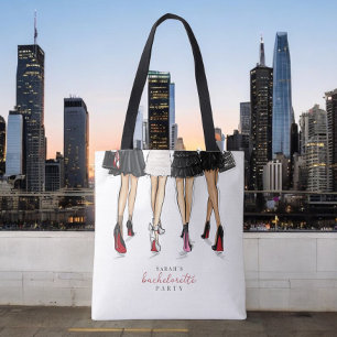 NYC Bachelorette Fashion Custom Party Tote Bag