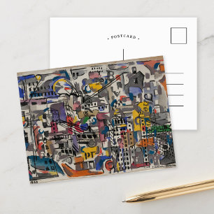 NYC Bird’s Eye View   Joaquín Torres-García Postcard