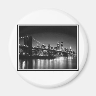 NYC black and white Magnet