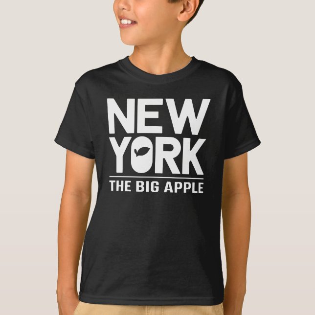 NYC Bold "The Big Apple"  T-Shirt (Front)