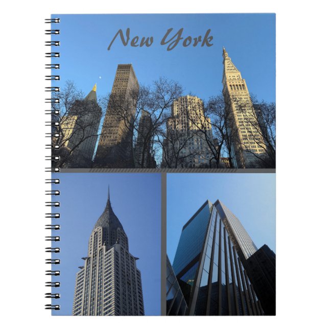 NYC Buildings Spiral Photo Notebook (Front)