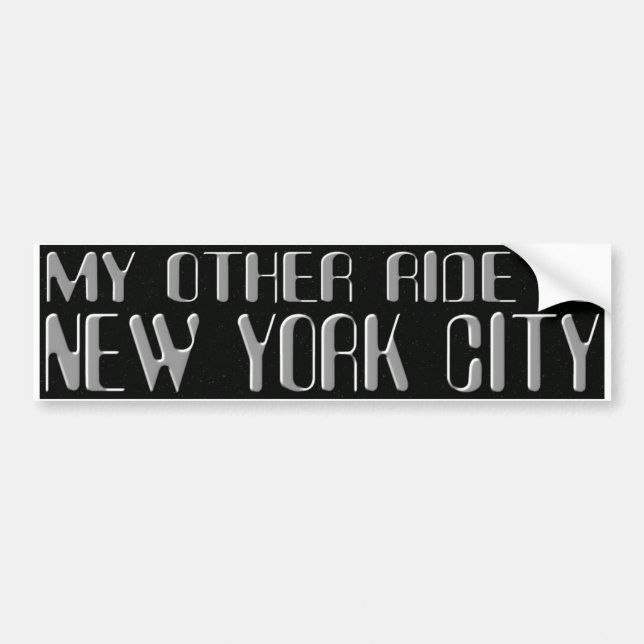 NYC BUMPER STICKER (Front)