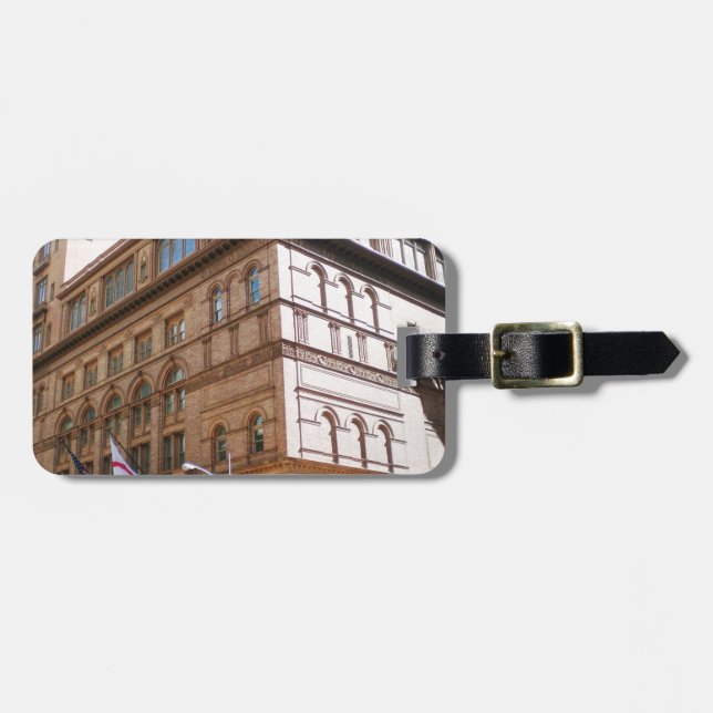 NYC Carnegie Hall Luggage Tag (Front Horizontal)