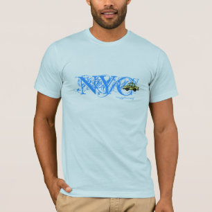 NYC chequered cab cool t-shirt