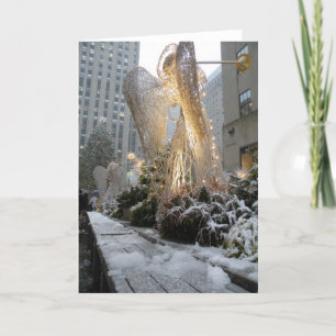 NYC Christmas Angel Holiday Card