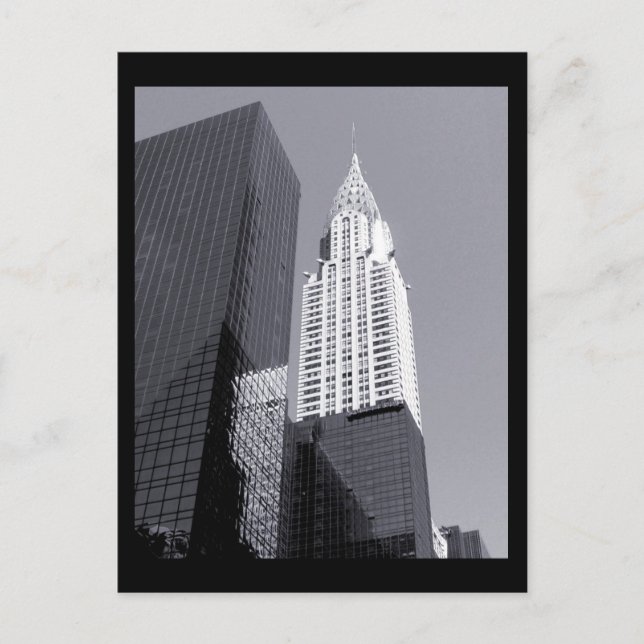 NYC Chrysler Building Postcard (Front)