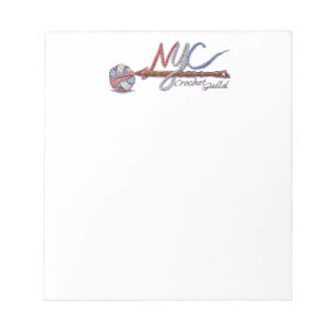 NYC Crochet Guild small notepad