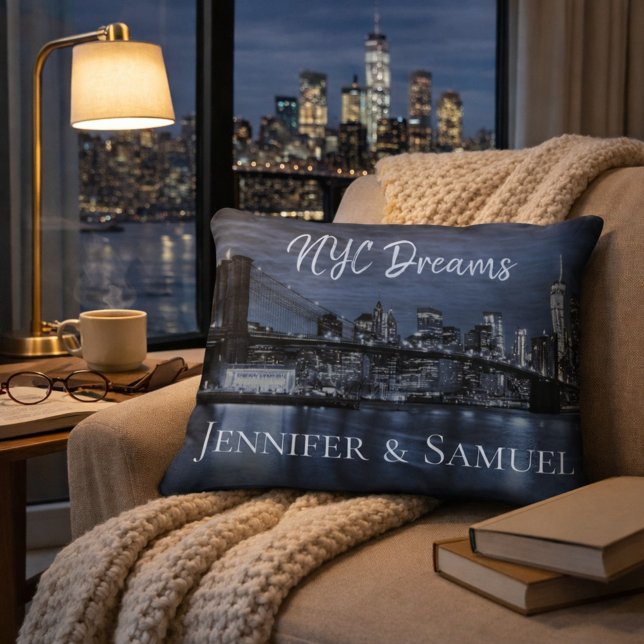 NYC Dreams Stylish and Romantic Decorative Cushion (Creator Uploaded)