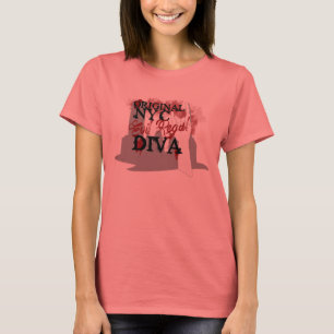 NYC Evil Regal Diva Ringer Shirt - Dana Edition