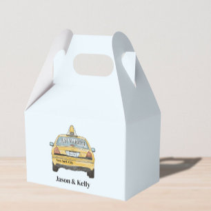 NYC Favour Box. Wedding welcome box taxi
