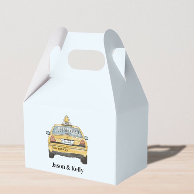 NYC Favour Box. Wedding welcome box taxi (Creator Uploaded)