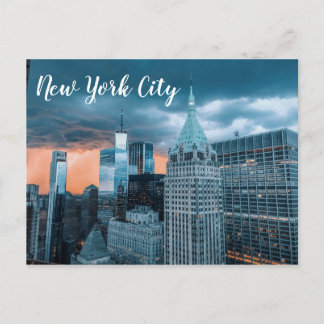 NYC Financial District Postcard