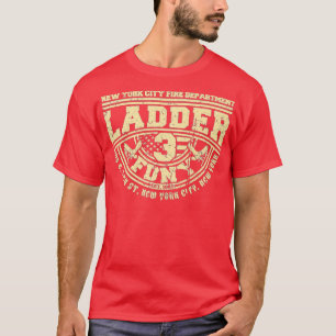 NYC Fire Department Station Ladder 3 New York Fire T-Shirt