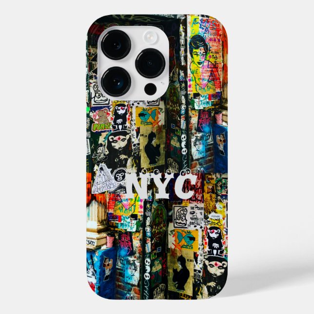 NYC Graffiti Graphic design iPhone Case (Back)