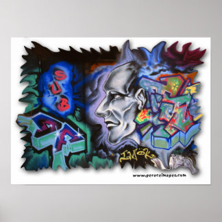 NYC Graffiti "I'm OK" Poster