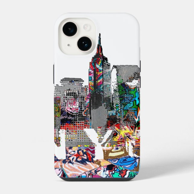 NYC graffiti iPhone Case (Back)