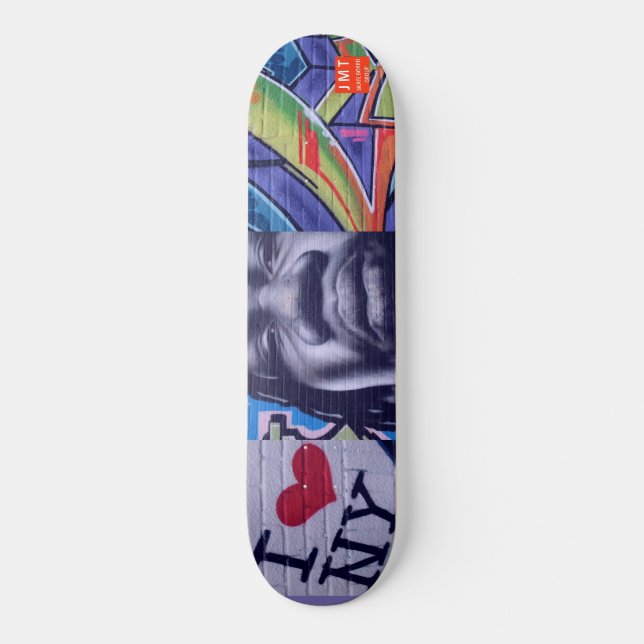 NYC GRAFFITI SKATEBOARD/JMT USA SKATEBOARD (Front)