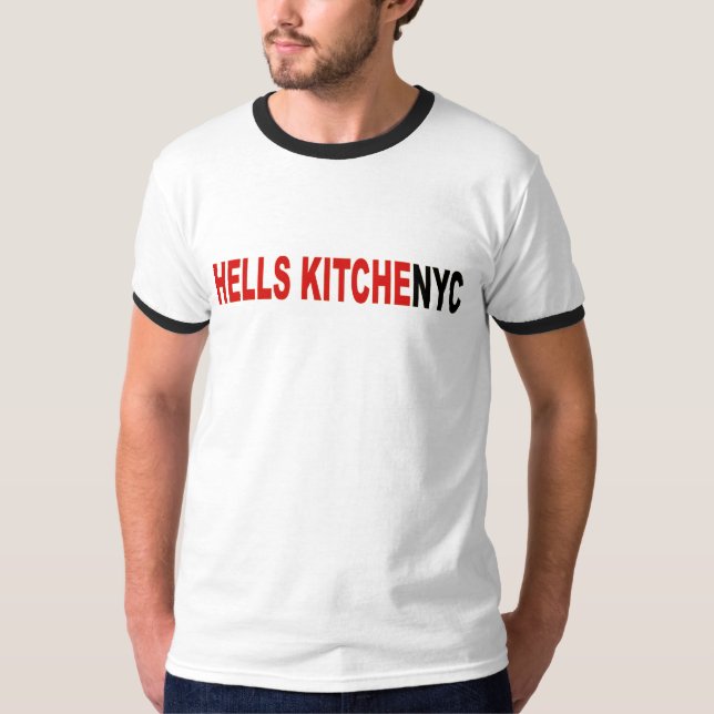 NYC Hells Kitchen Urban Man T-Shirt (Front)