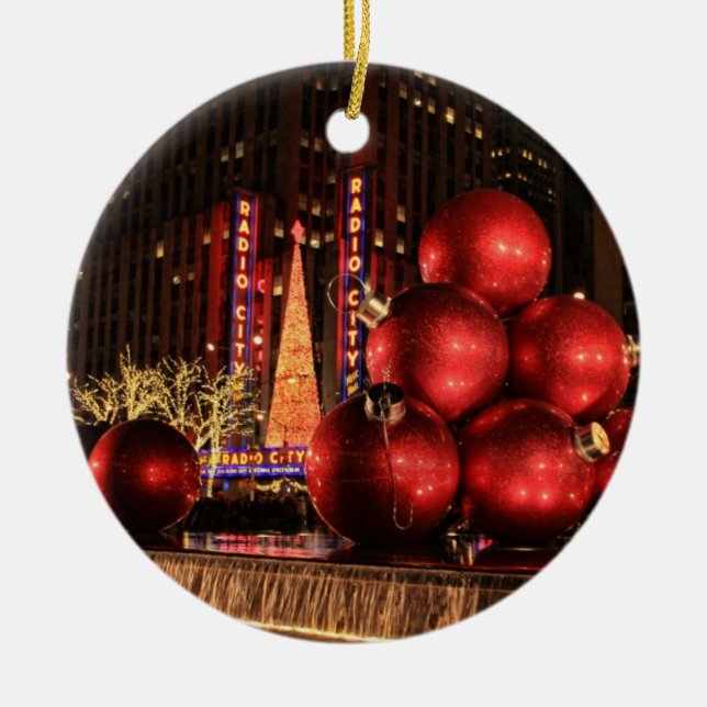 NYC Huge Christmas Ornaments (Front)