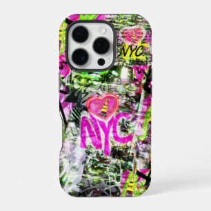 nyc I love NY city graffiti  iPhone 16 Pro Case