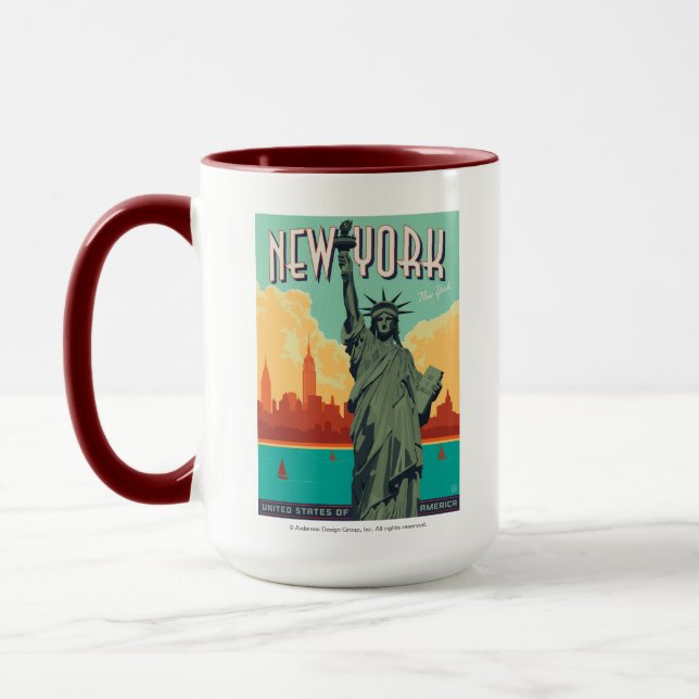 NYC - Lady Liberty Mug (Left)