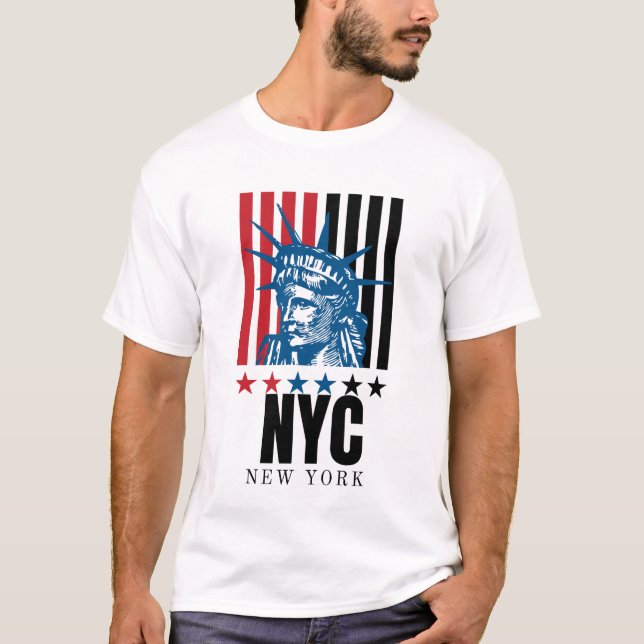 NYC Liberty Stars – New York Pride Tee (Front)
